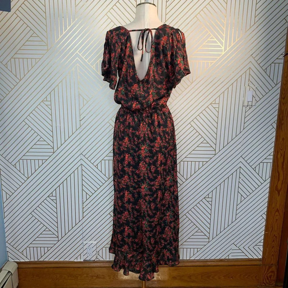 BB Dakota Gigli Floral Print Jumpsuit in Black‎ - Picture 6 of 8